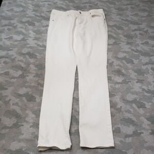 Levi's Jeans Womens 14 White Pockets Mid Rise Skinny Denim